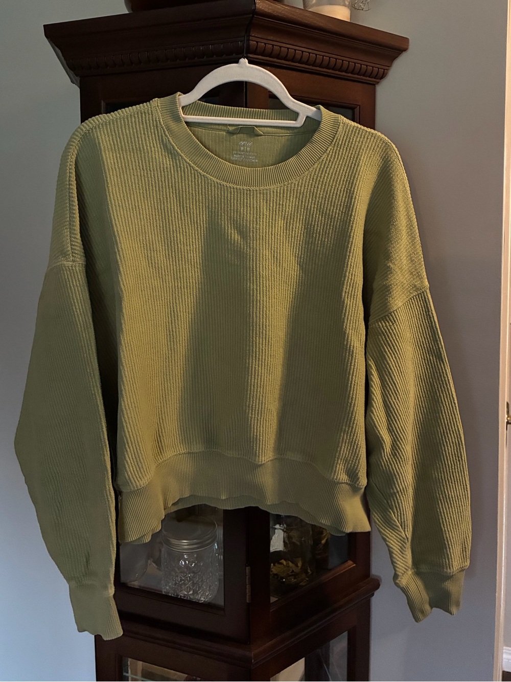 100% Cotton Aerie Waffle Knit Crew